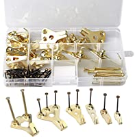 Siming 130 ganchos para fotos- resistentes para fotos- marco de fotos- clavos de pared- kit para colgar fotos con clavos…